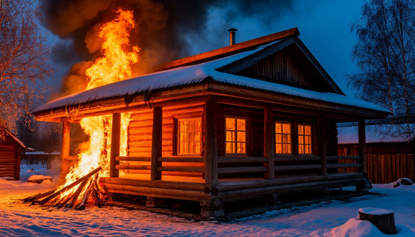 Под Менделеевском мужчина получил ожоги, пытаясь растопить баню бензином