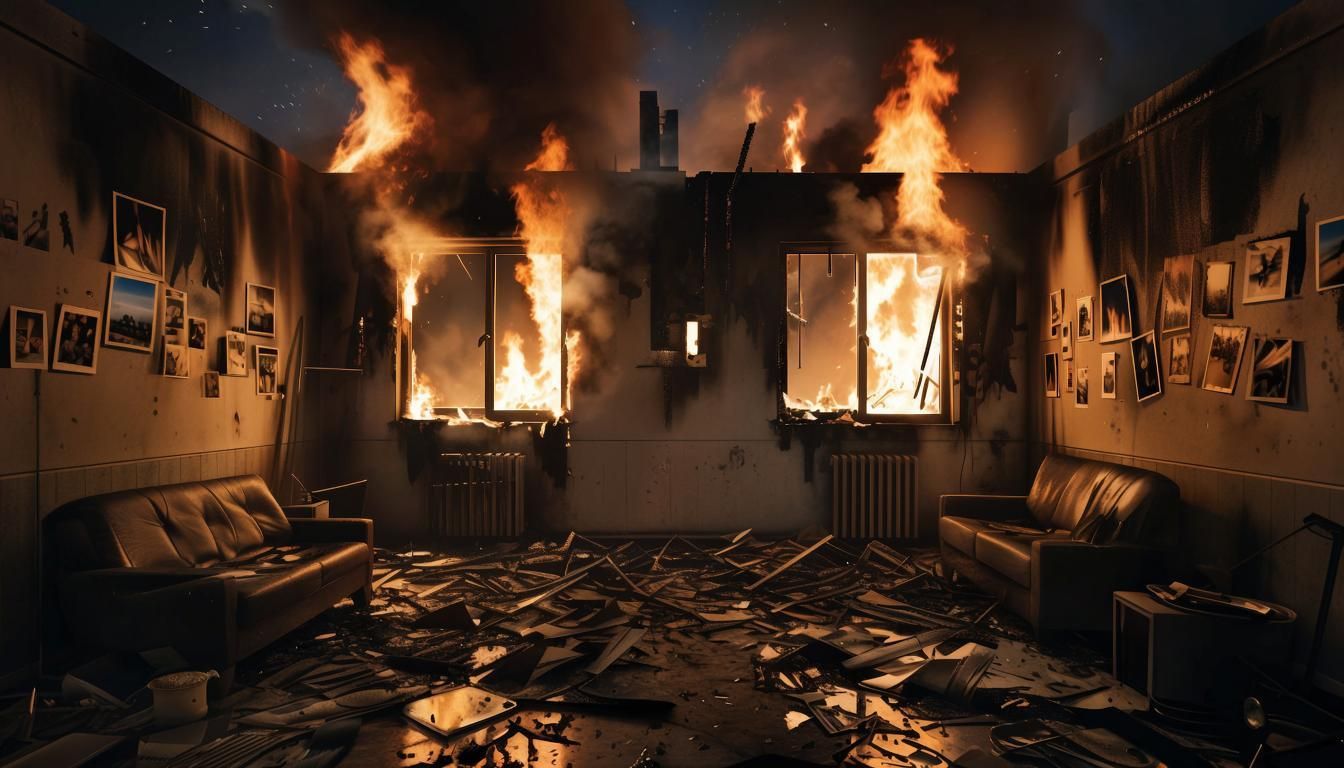 В Альметьевском районе произошел пожар в трехкомнатной квартире