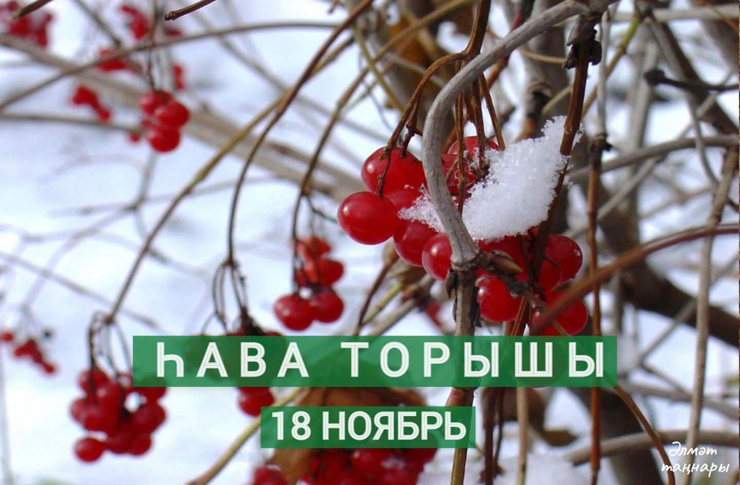 18 ноябрьгә һава торышы