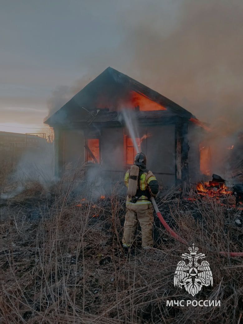 В Бугульминском районе при пожаре погибла женщина