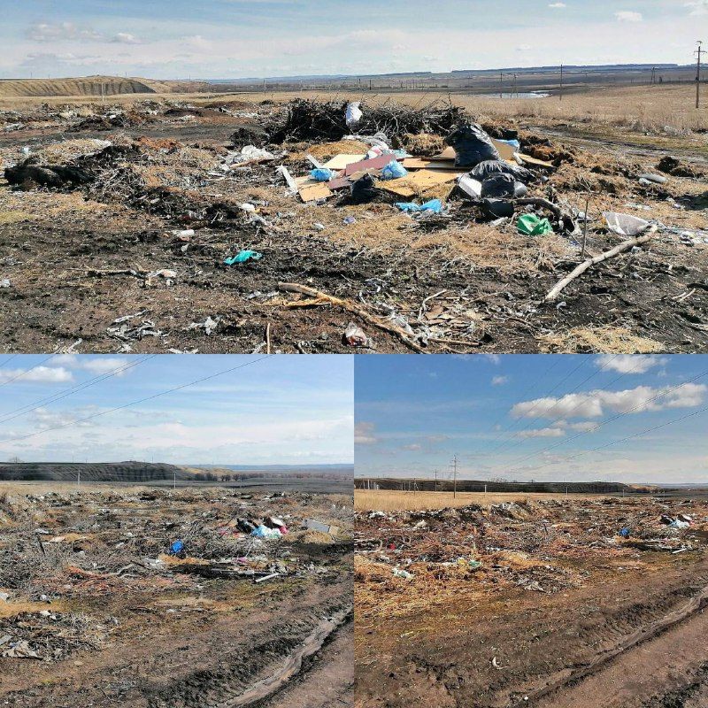 В Ютазинском районе обнаружена огромная свалка