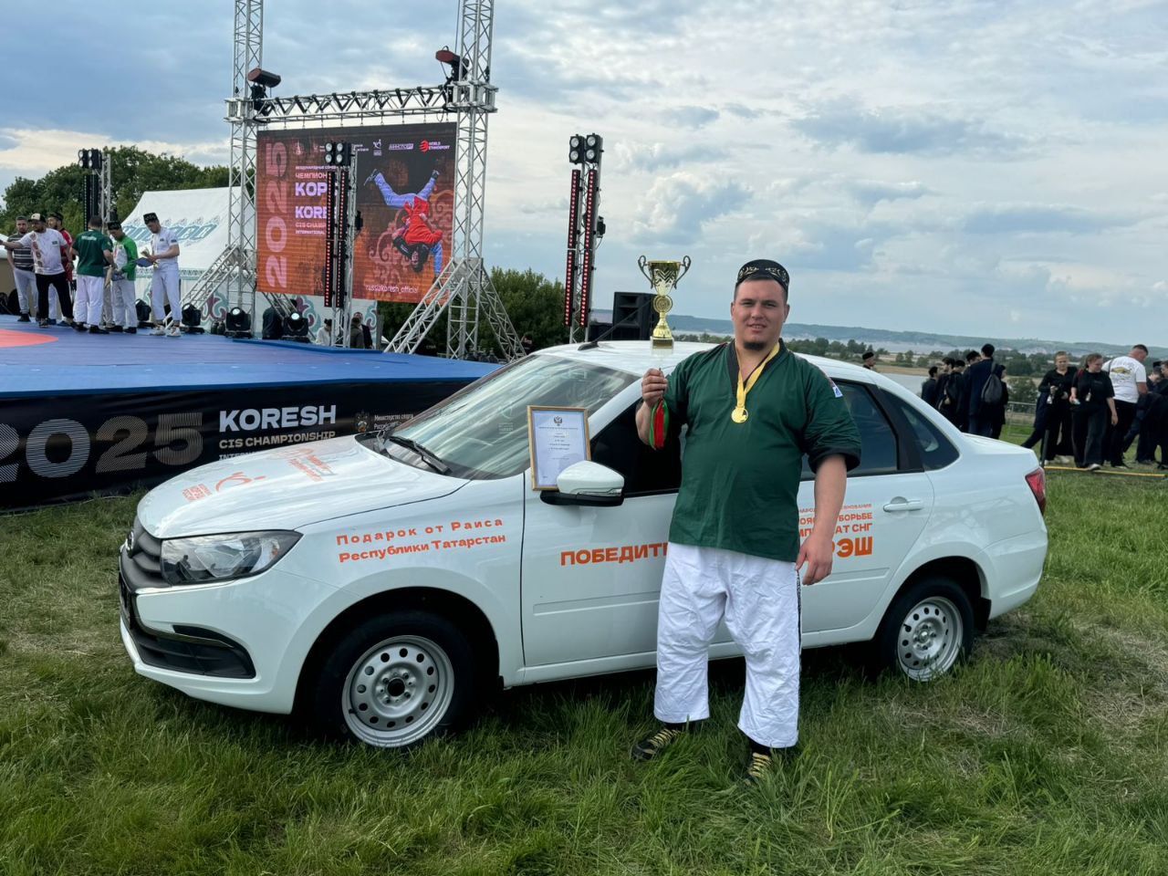 Житель Заинска взял золото на чемпионате СНГ по корэш