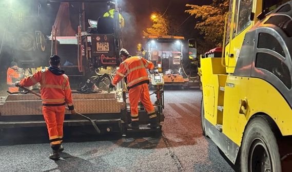 В Казани ремонтируют участок улицы Амирхана Еники