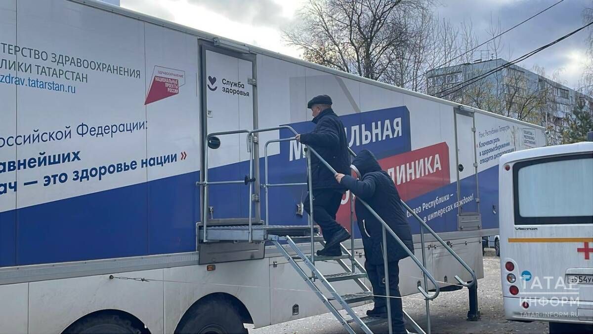 Мобильные поликлиники Татарстана посетили более 19 тысяч человек