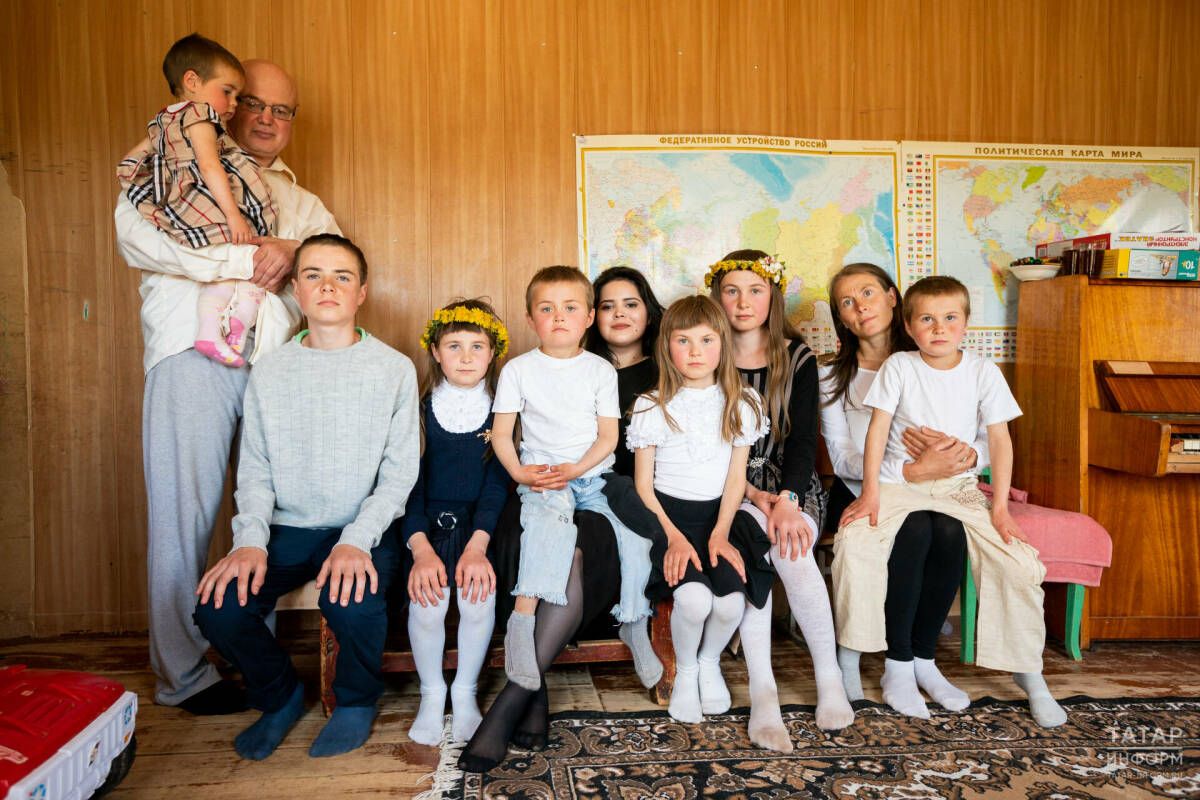 В Татарстане число многодетных семей выросло в 2,4 раза за 12 лет