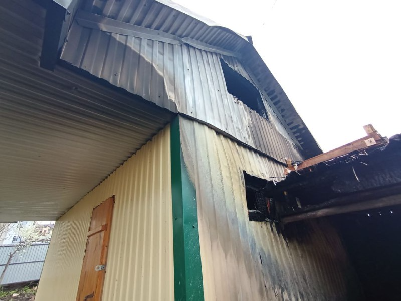 Мужчина пострадал в пожаре в Альметьевске