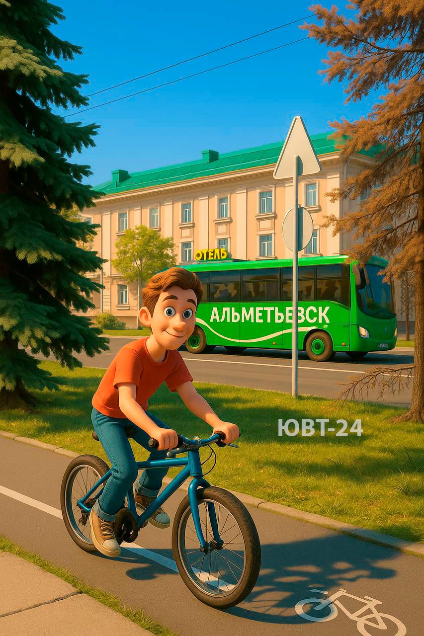 Нейросеть показала, как бы выглядел Альметьевск и его жители, если бы это было в мультфильме