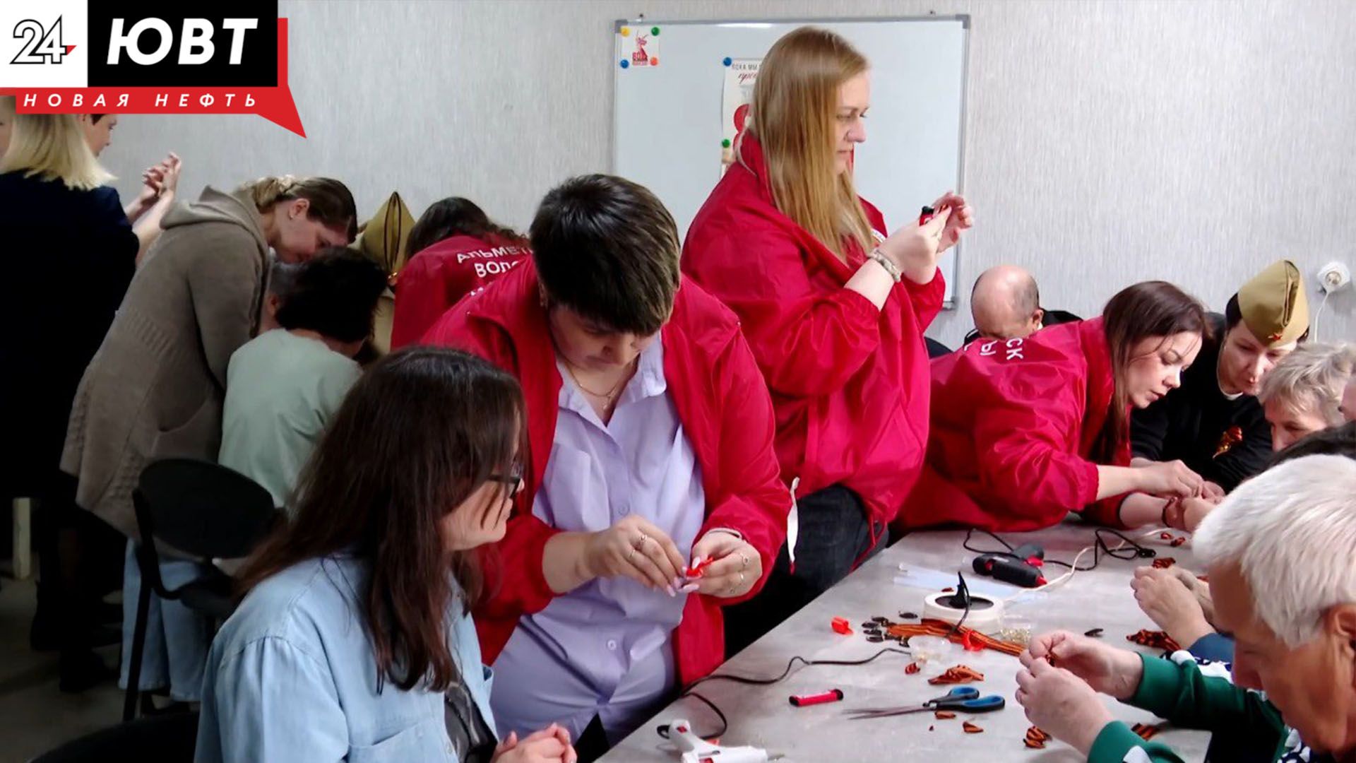 В Альметьевске в обществе глухих прошел мастер-класс ко Дню Победы