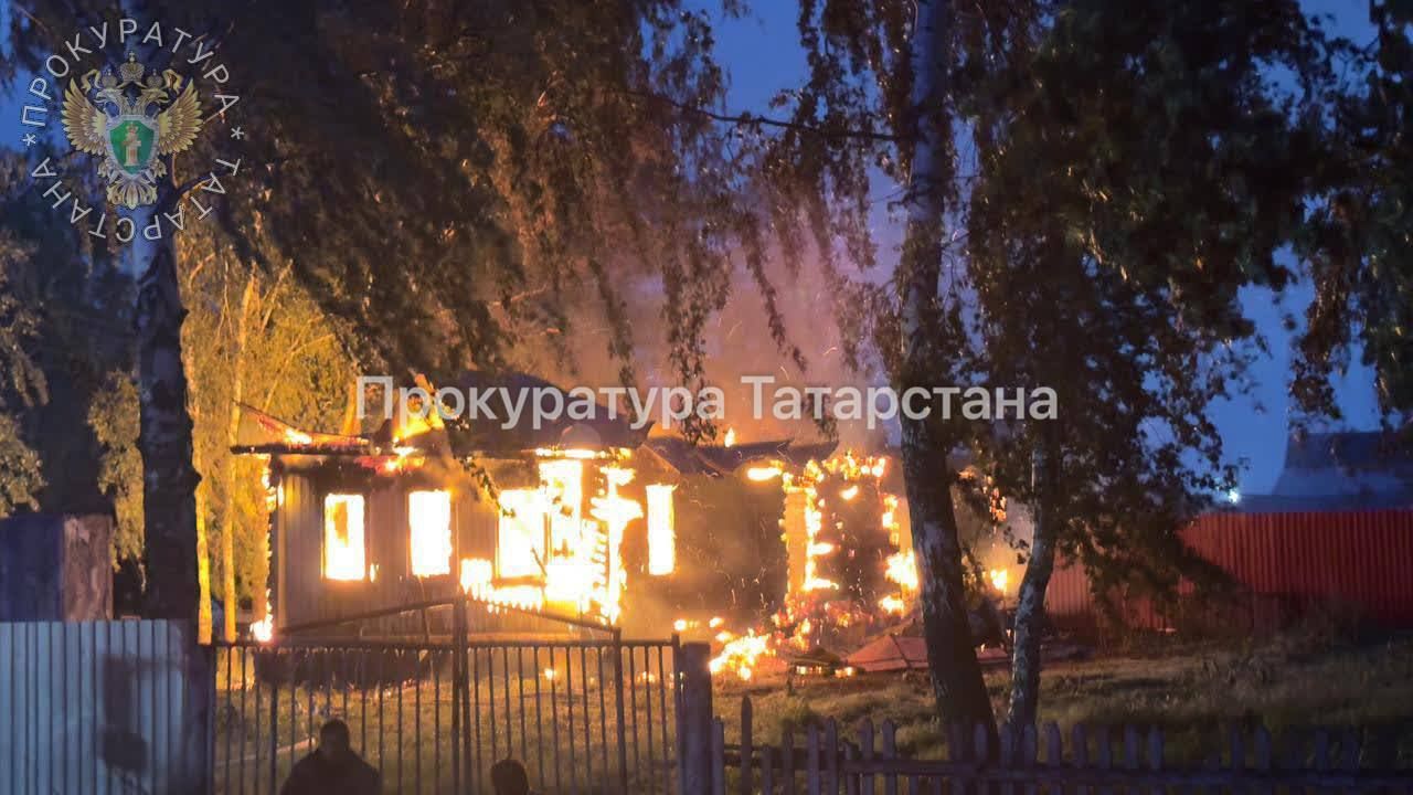 Стали известны подробности пожара в Чистопольском районе