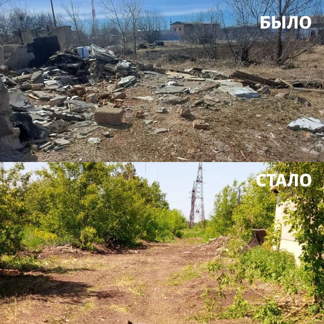 В Азнакаевском районе ликвидировали свалку