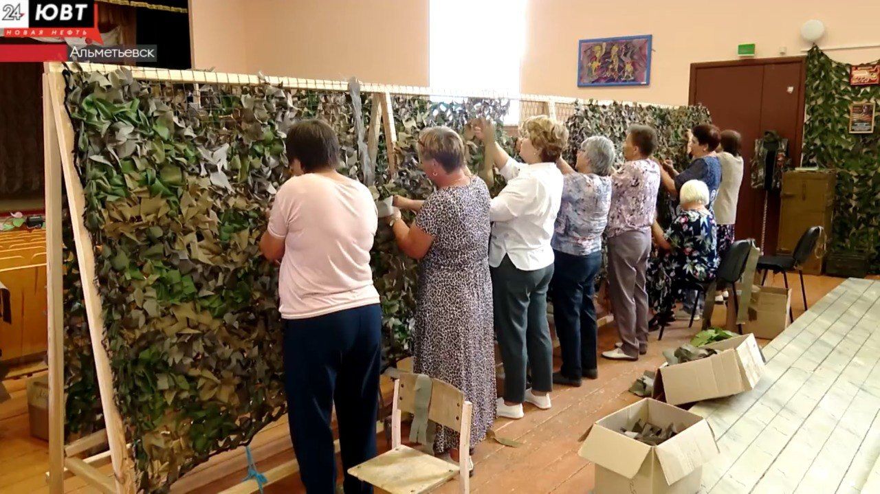 Волонтеры ст Калейкино изготовили новую партию гумгруза на СВО