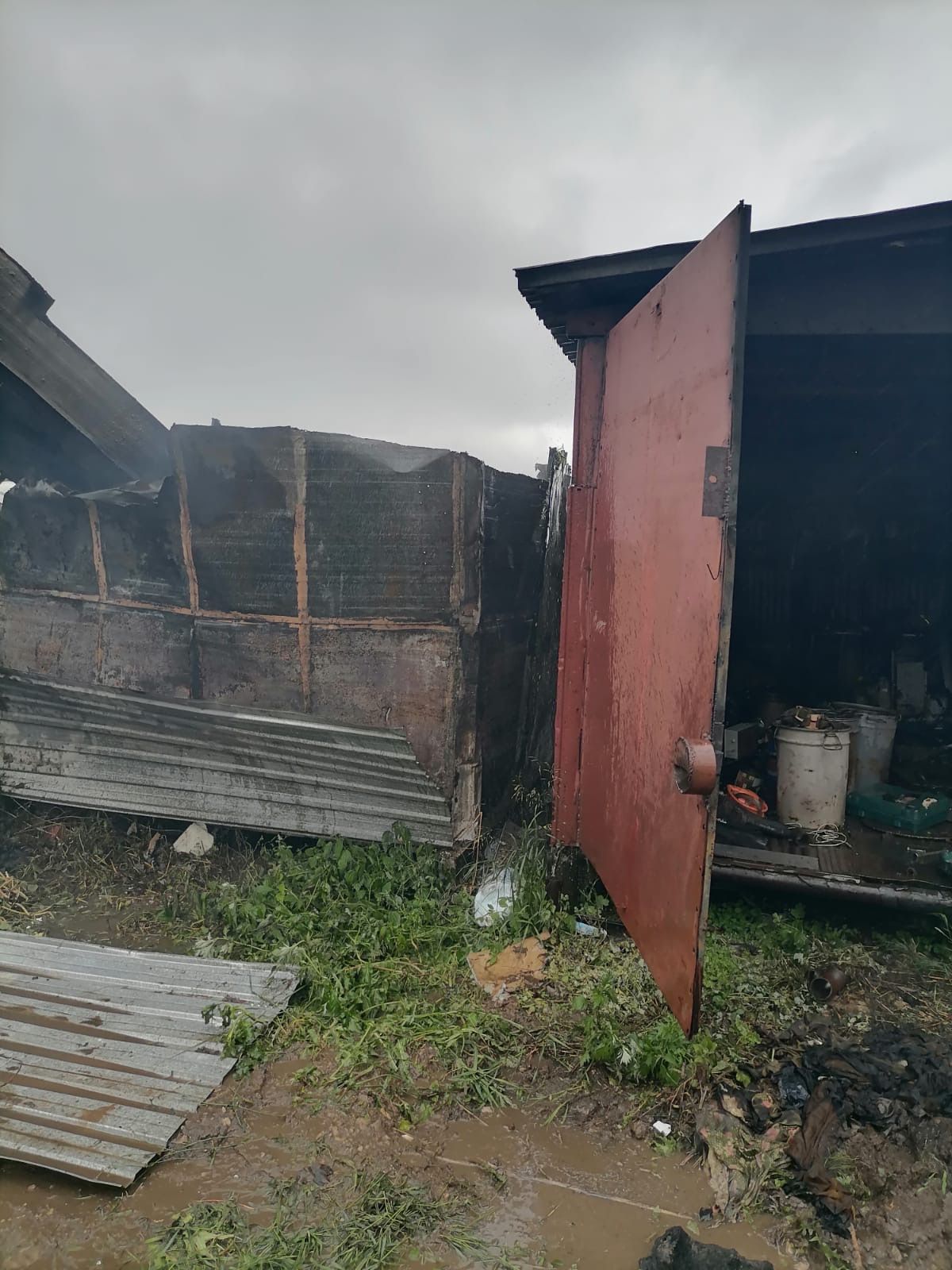 В Альметьевском районе произошло два пожара