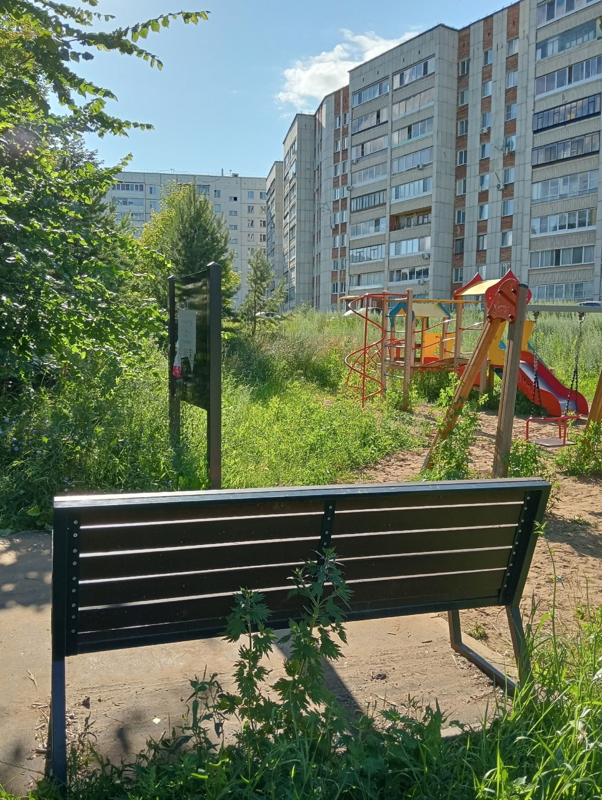 Әлмәтлеләр ишегалларында үскән үләннән зарлана
