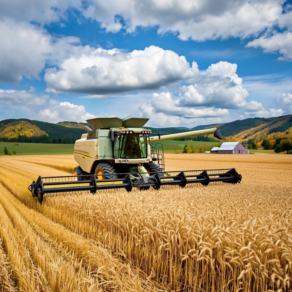 В Альметьевском районе начинается уборка урожая