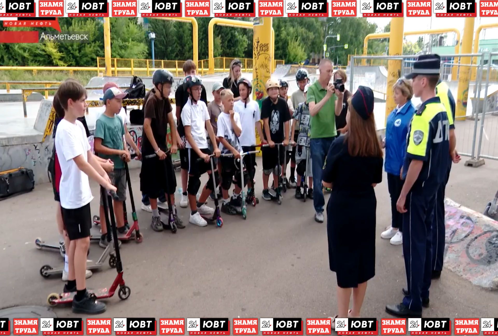В Альметьевске провели рейд по самокатам