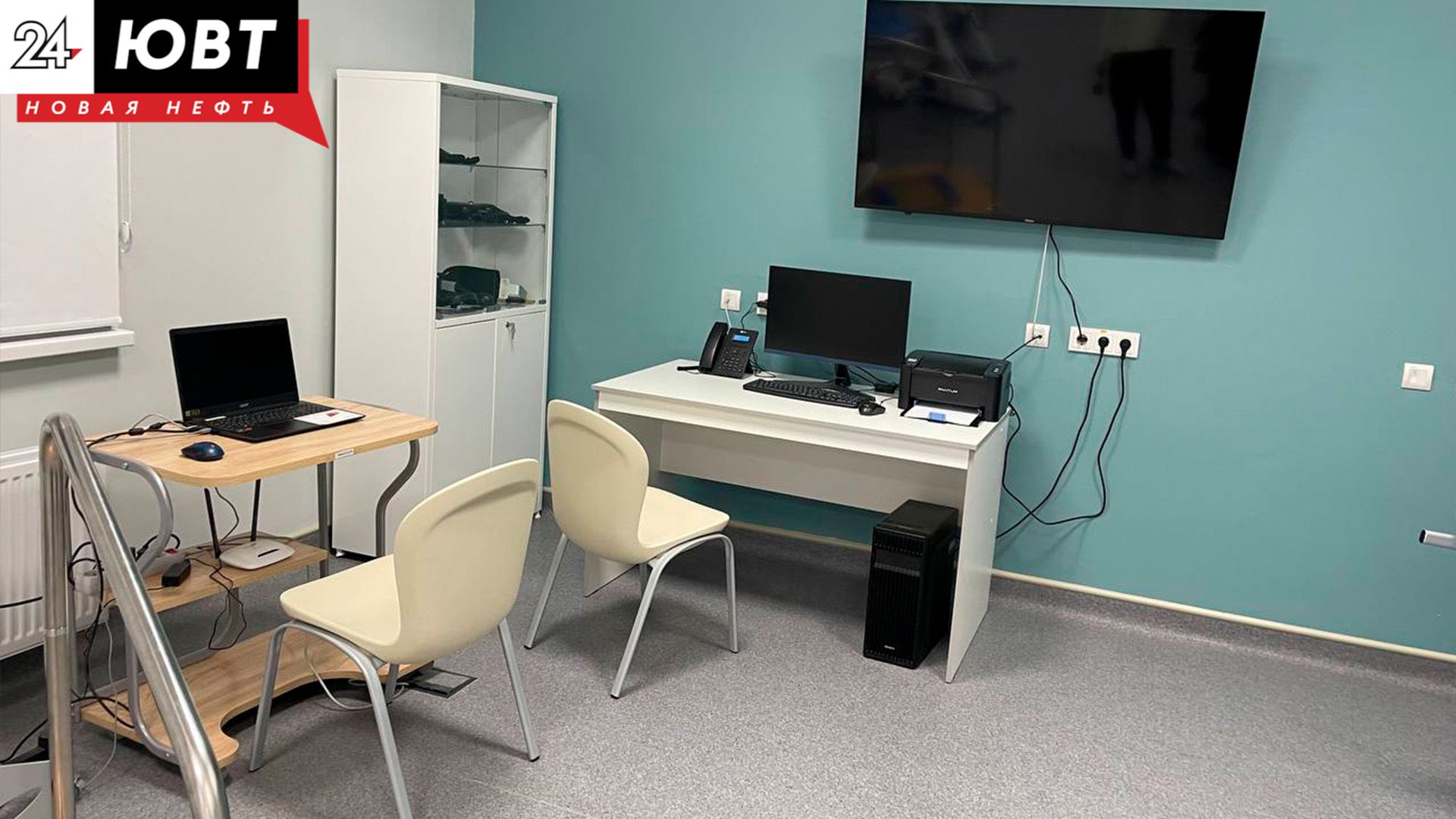 В Альметьевском районе близится к завершению капремонт участковой больницы