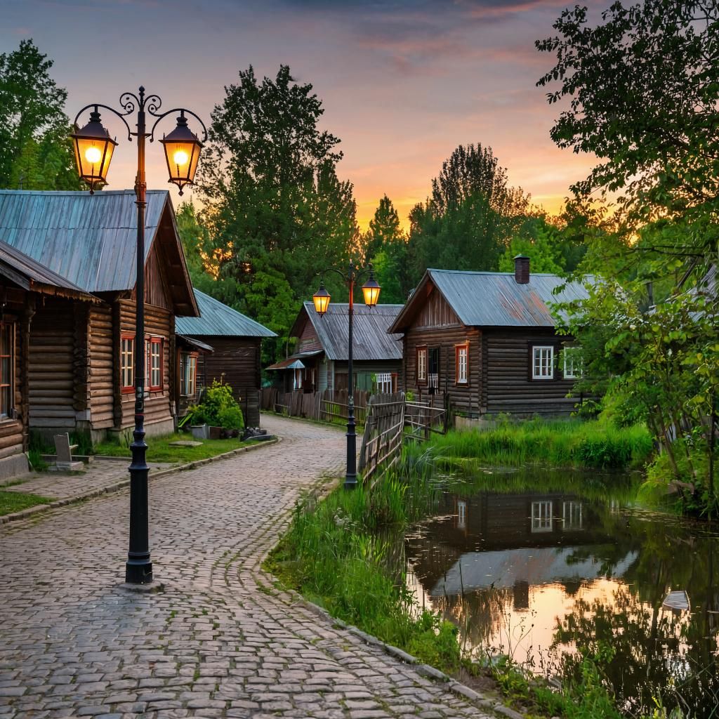 В Альметьевском районе обновляют уличное освещение