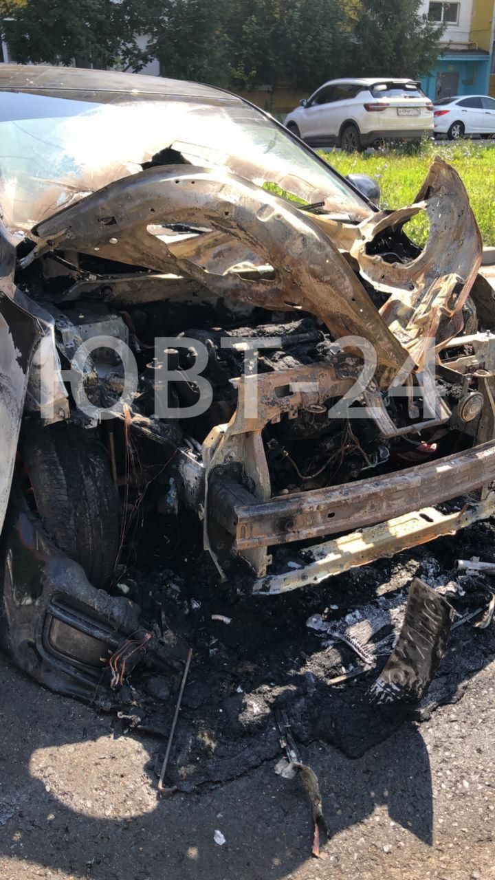 В Альметьевске ночью произошел пожар