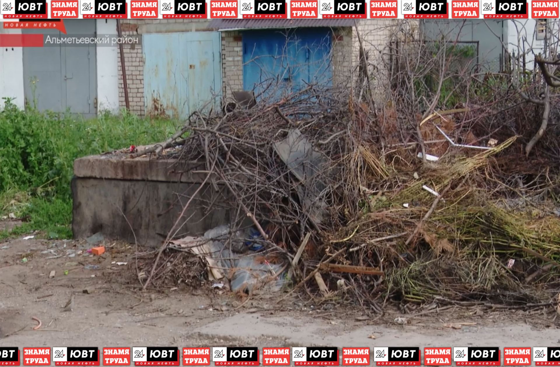 В Нижней Мактаме завелись крысы из-за мусора во дворе