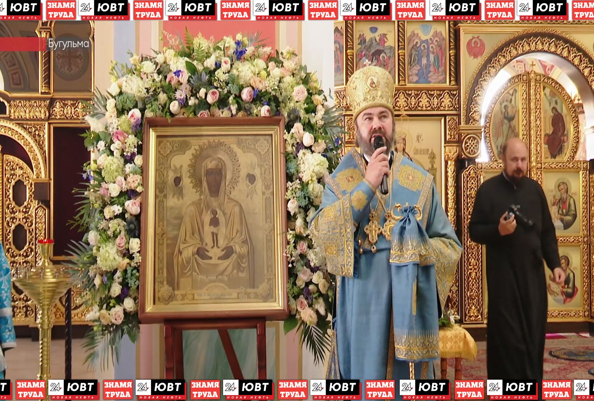 В Казанско-Богородицком монастыре Бугульмы встретили особую икону