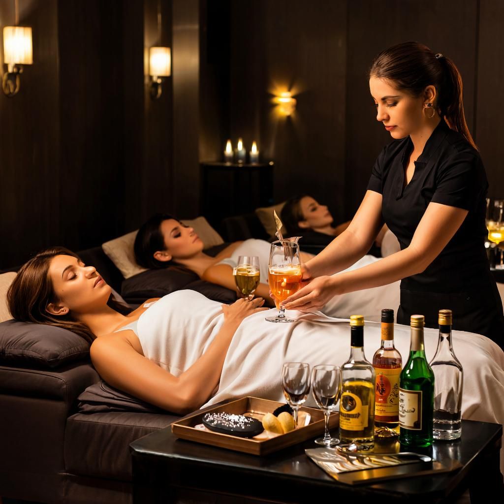 В альметьевском массажном салоне незаконно продавали алкоголь