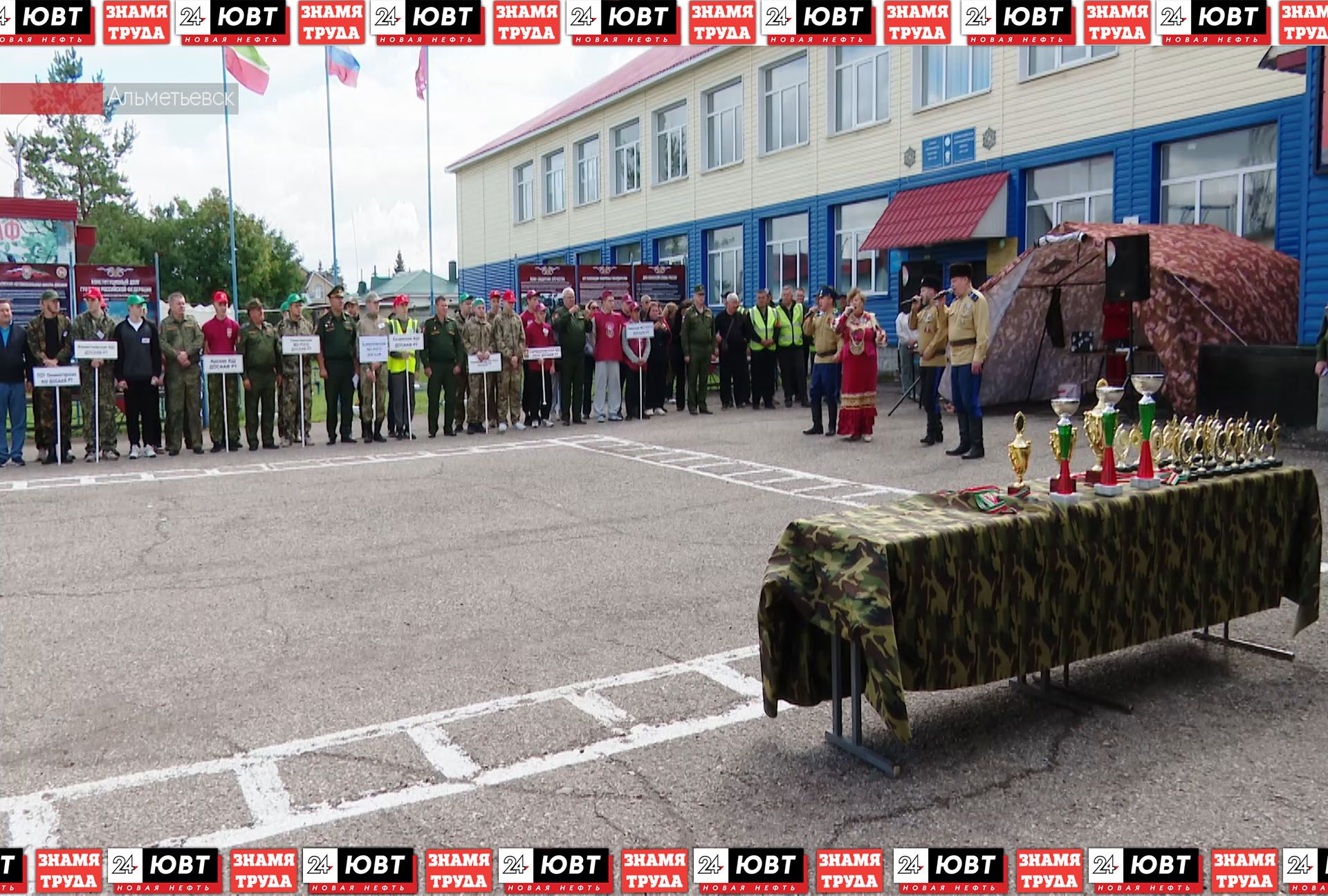 Альметьевские автолюбители приняли участие в конкурсе «Военный водитель»