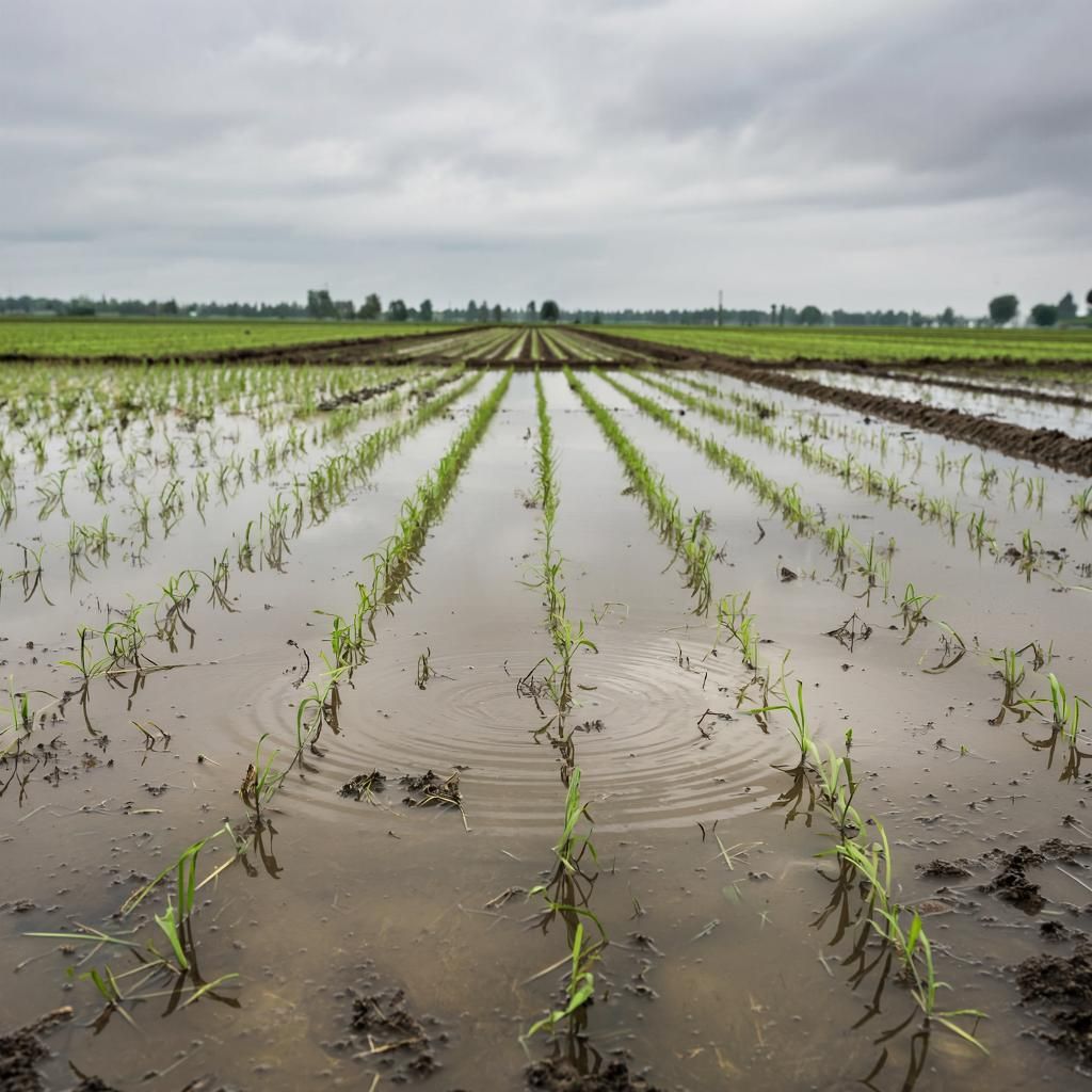 В Альметьевском районе зафиксировали опасное переувлажнение почвы
