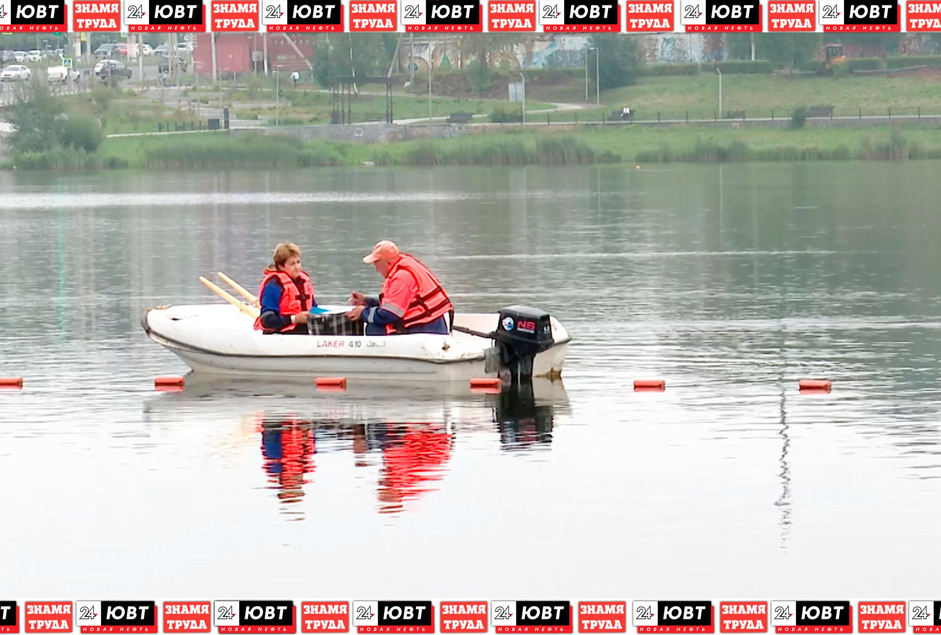 В Альметьевске на городском озере взяли новые пробы воды