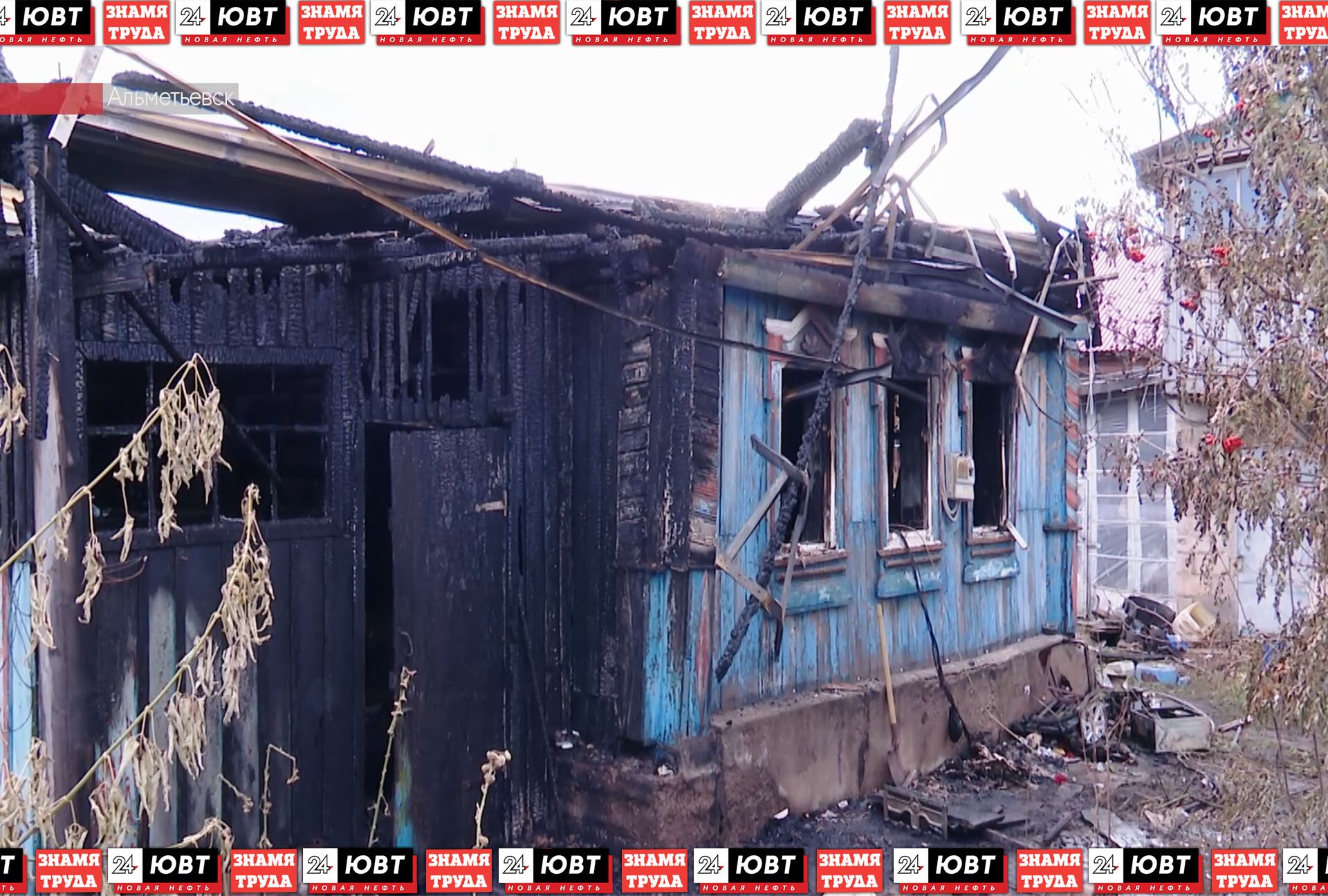 В микрорайоне Урсала произошел пожар