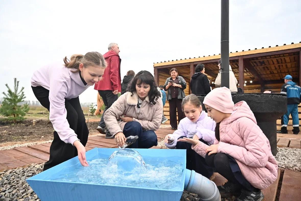 Новый уголок для отдыха в Альметьевском районе