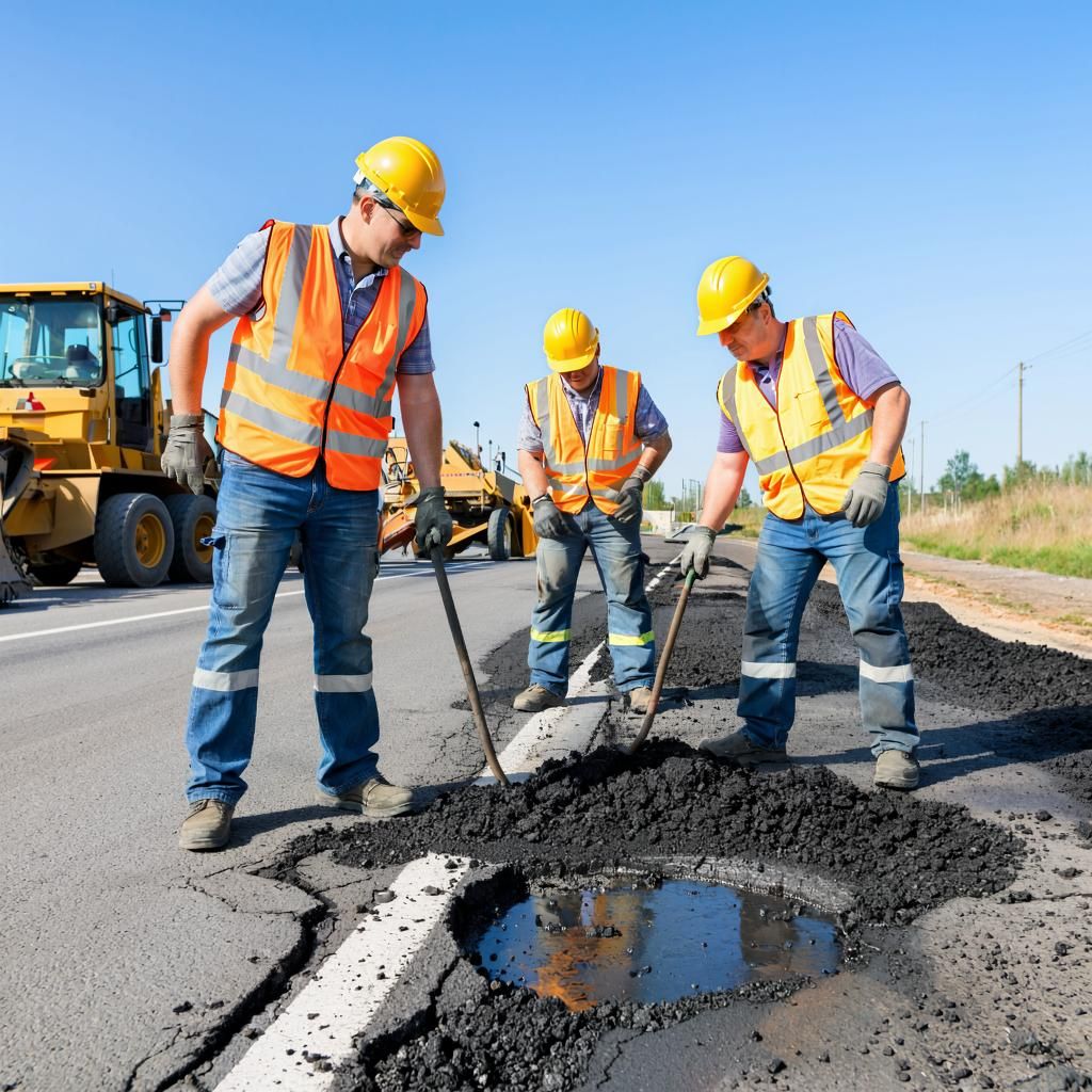 В Альметьевске приступили к ремонту на улице Герцена