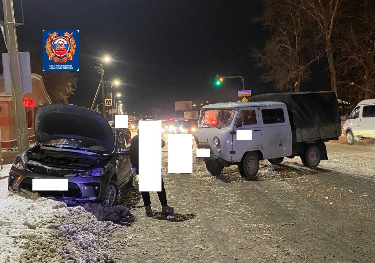 В Альметьевске на улице Фахретдина произошло ДТП