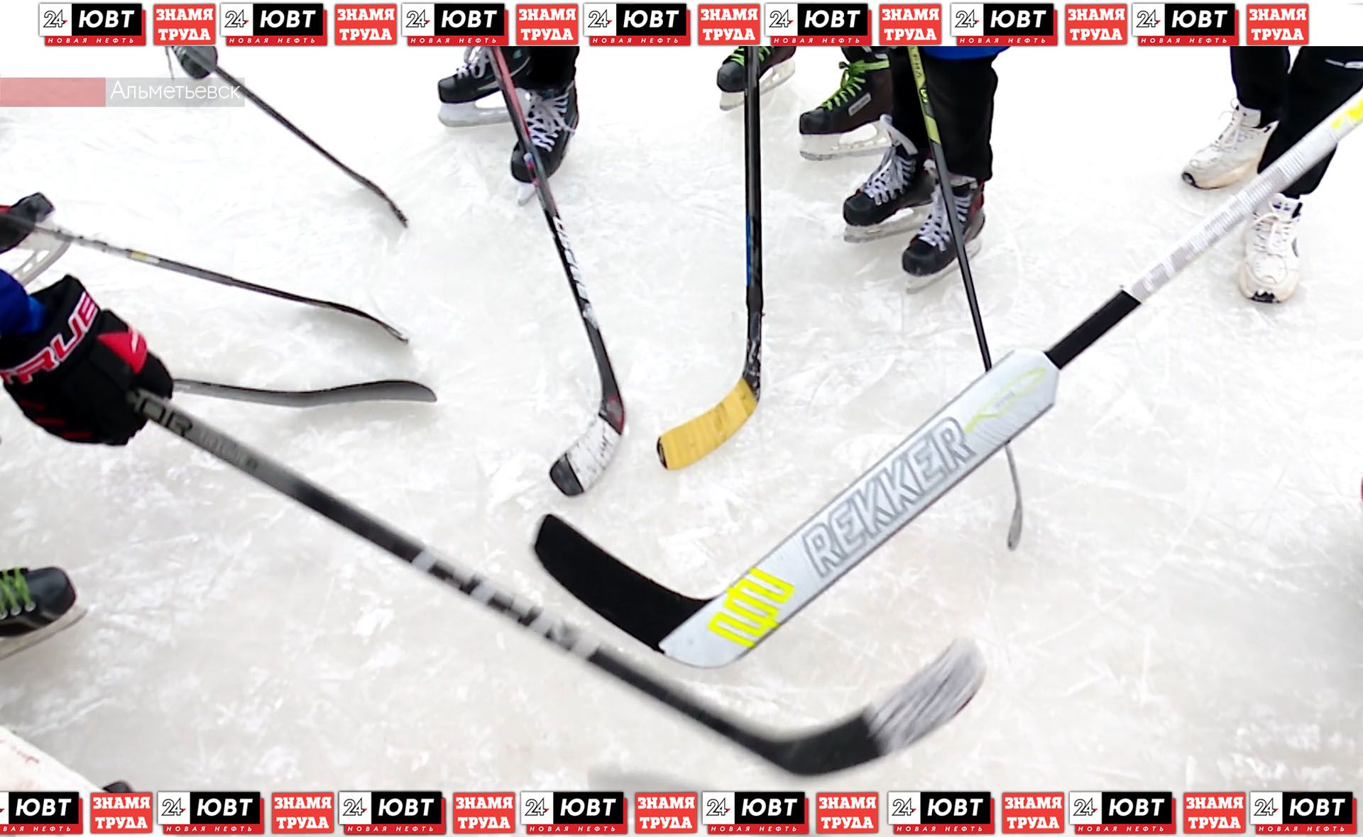 В Альметьевске прошел полуфинал городского чемпионата по дворовому хоккею