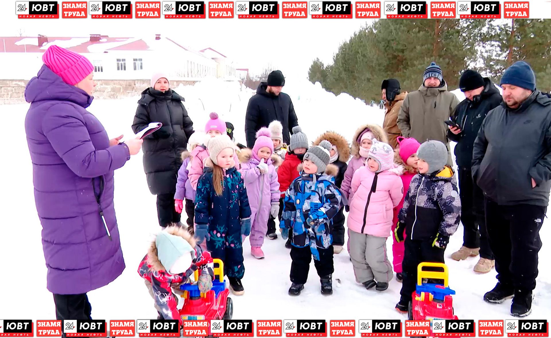 В Нижней Мактаме в детском саду прошла зарница «С папой безопасно!»