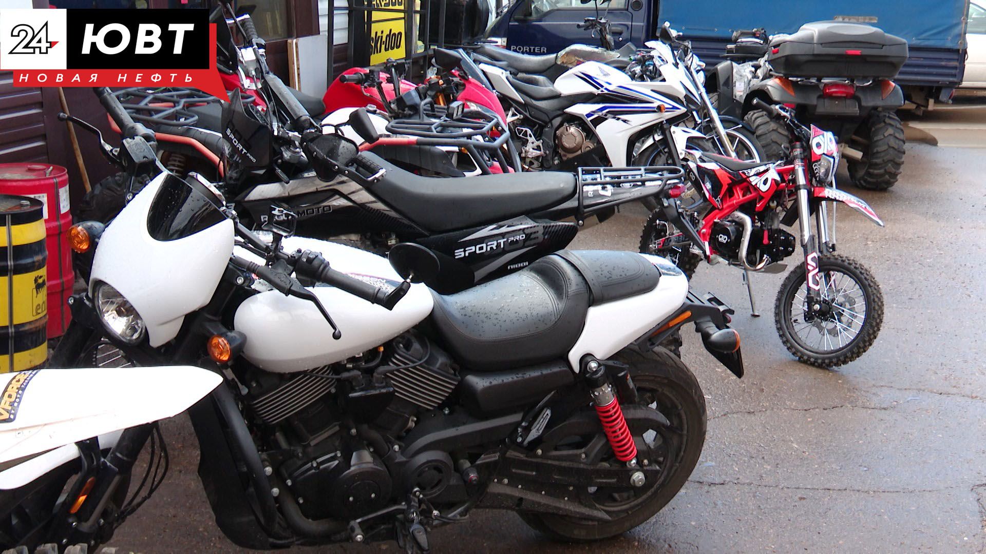 В Лениногорском районе задержали несовершеннолетнего питбайкера