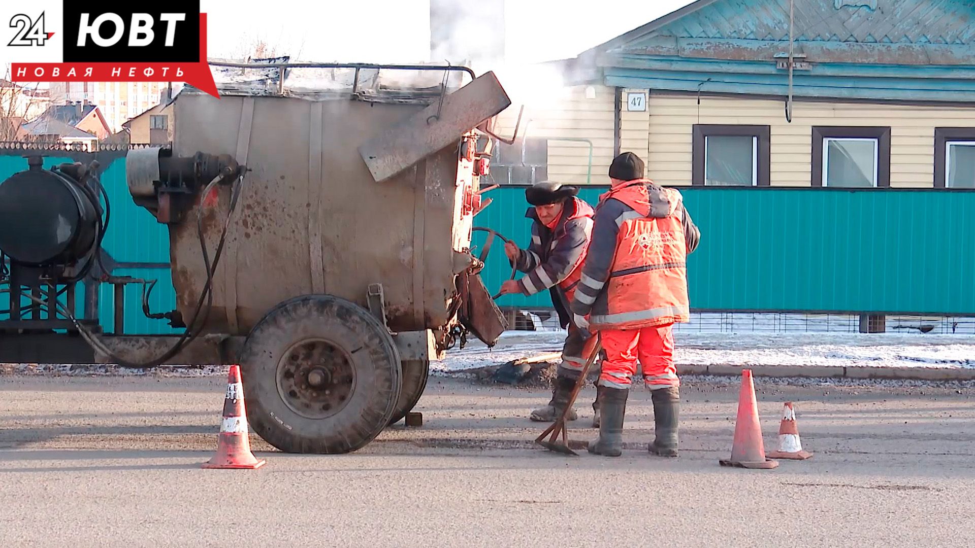В Альметьевске отремонтировали более 600 кв.м. дорог с начала весны