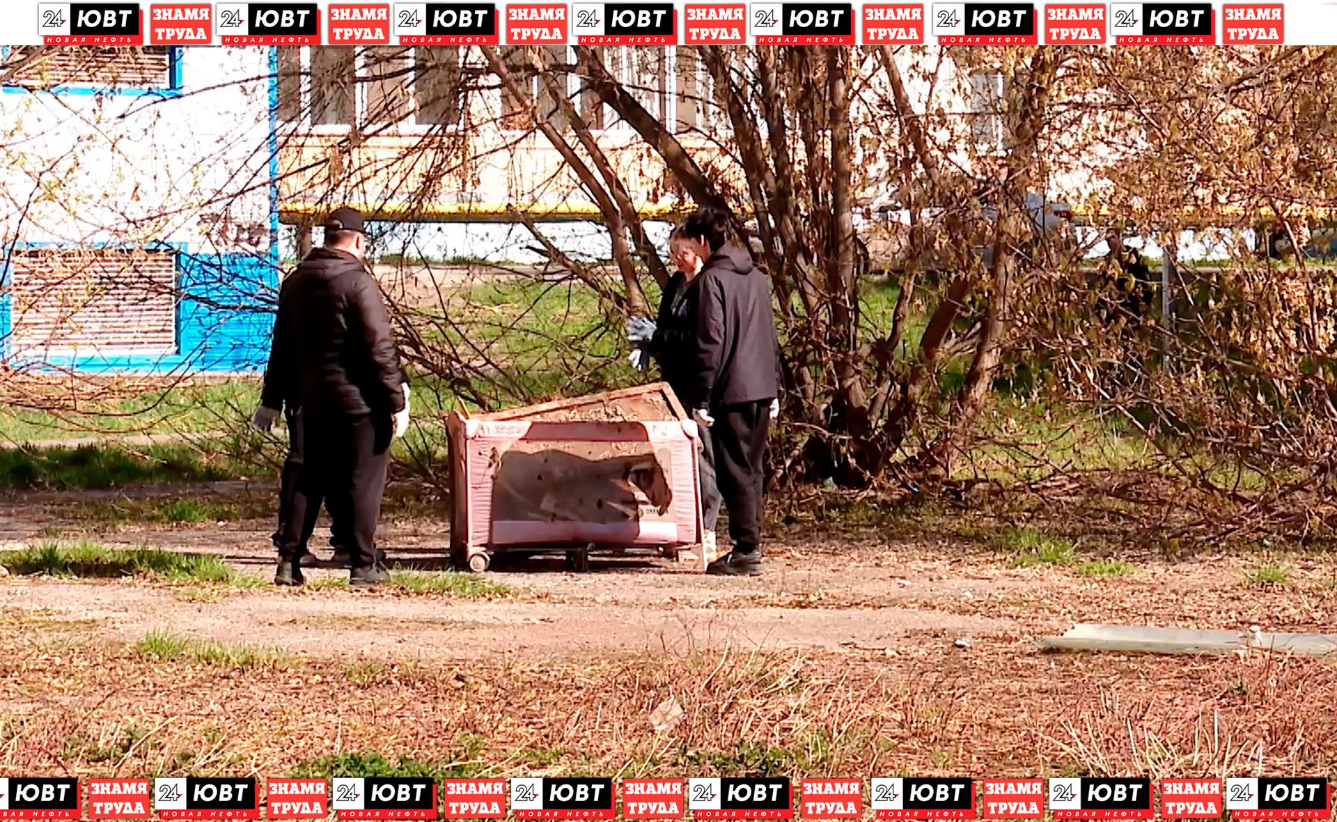 Альметьевские студенты вышли на субботник