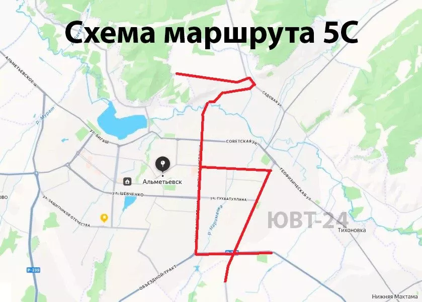 С 1 мая в Альметьевске будут курсировать автобусы по «дачным» маршрутам