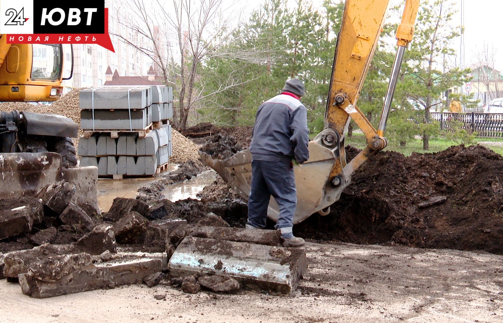 В Альметьевске продолжается реализация программы «Наш двор»
