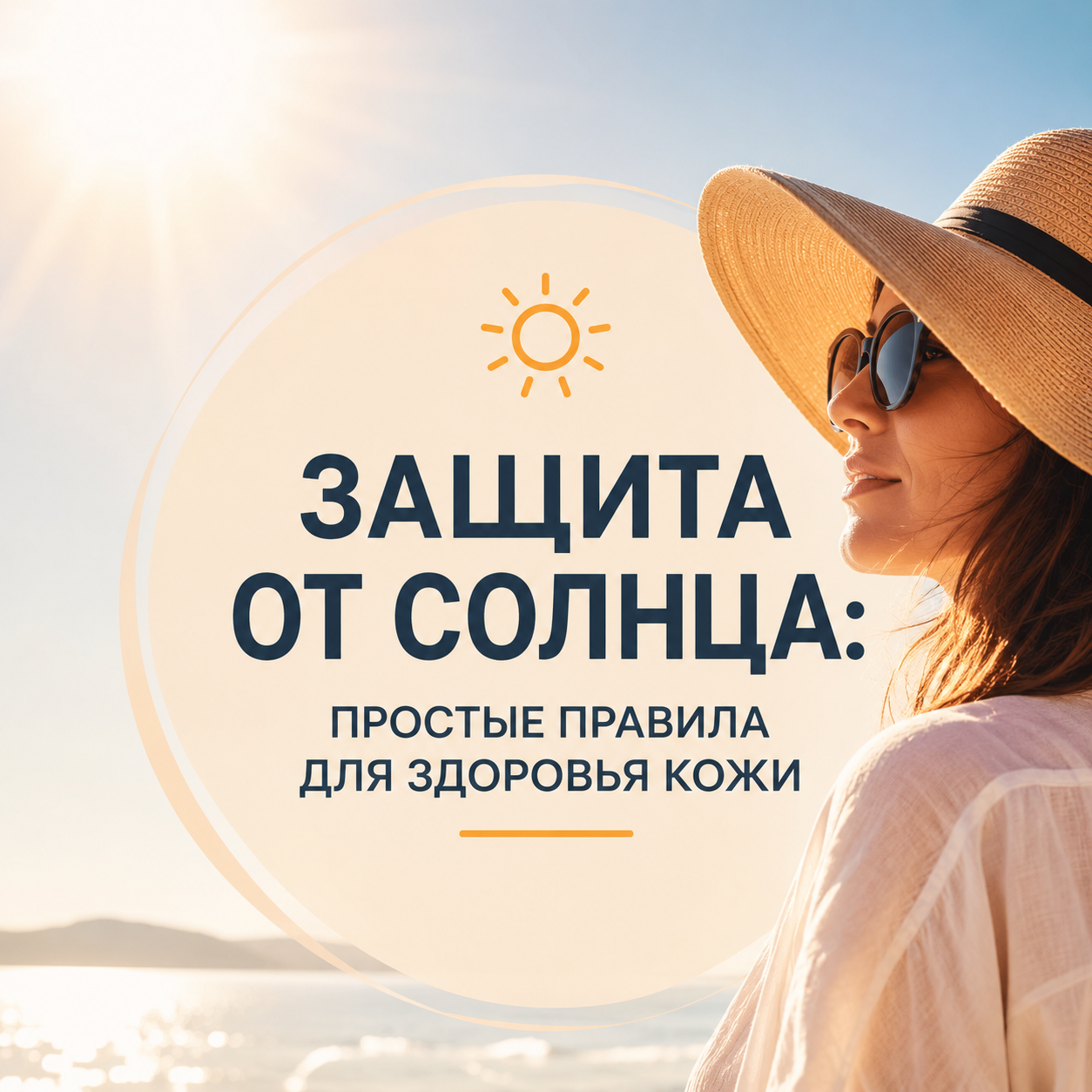Защита от солнца: правила для здоровой кожи летом