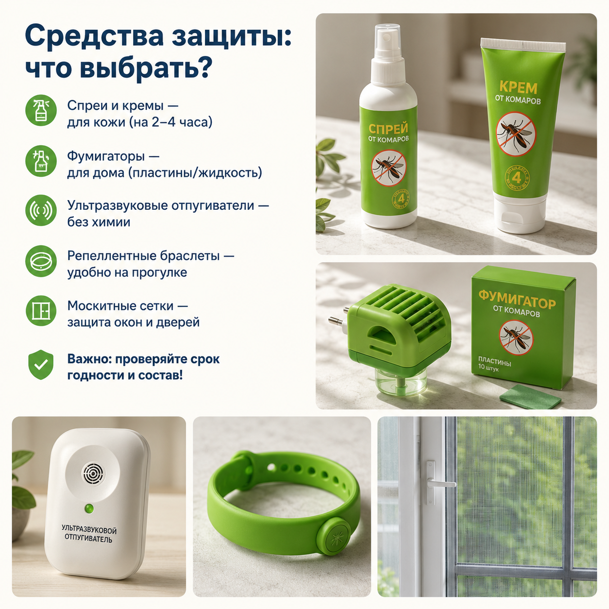Защита от комаров: эффективные способы обезопасить себя летом