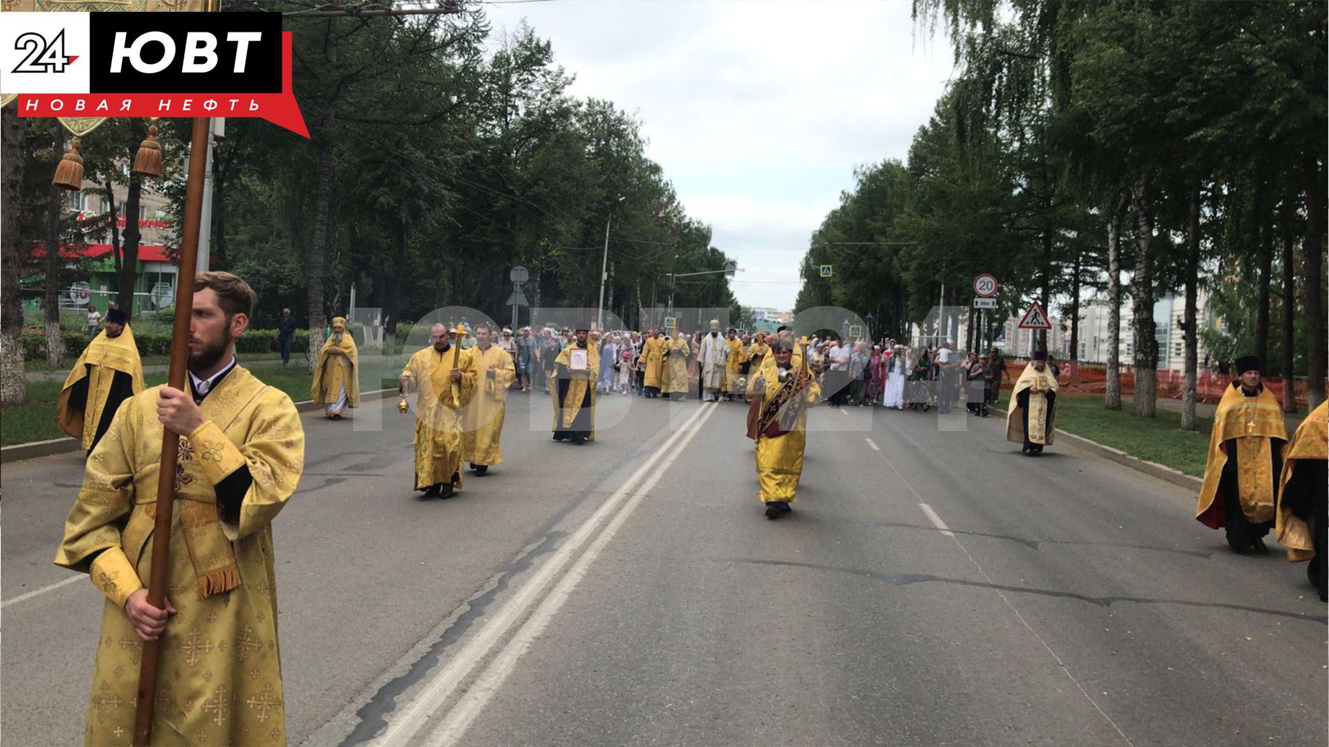 В Альметьевске на время Крестного хода перекроют ряд улиц