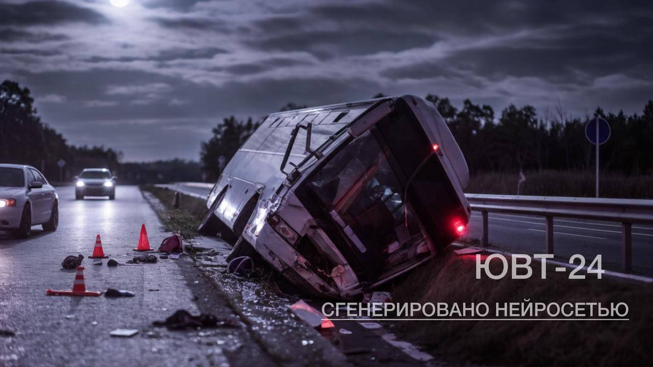 Автобус с пассажирами опрокинулся в Черемшанском районе