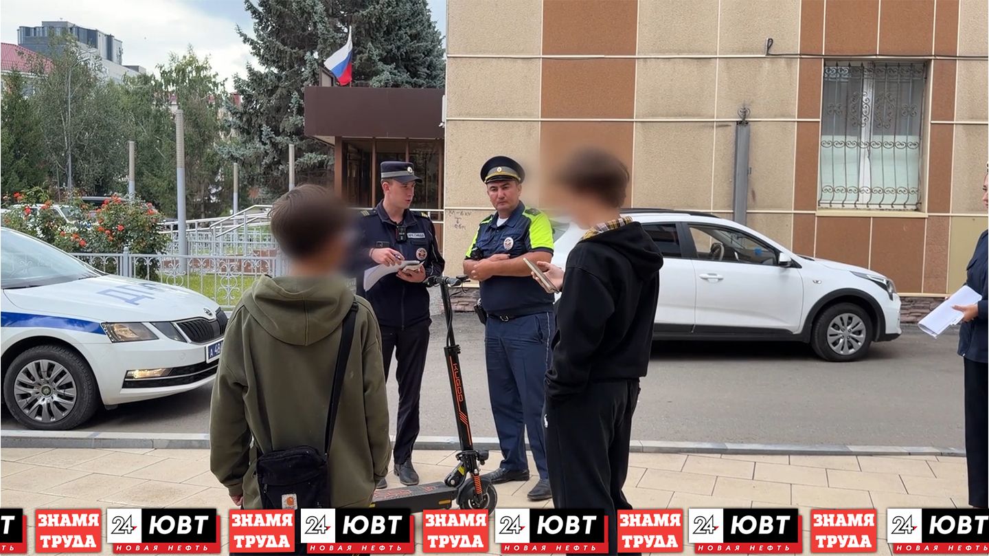 Рейд по средствам индивидуальной мобильности прошел в Альметьевске
