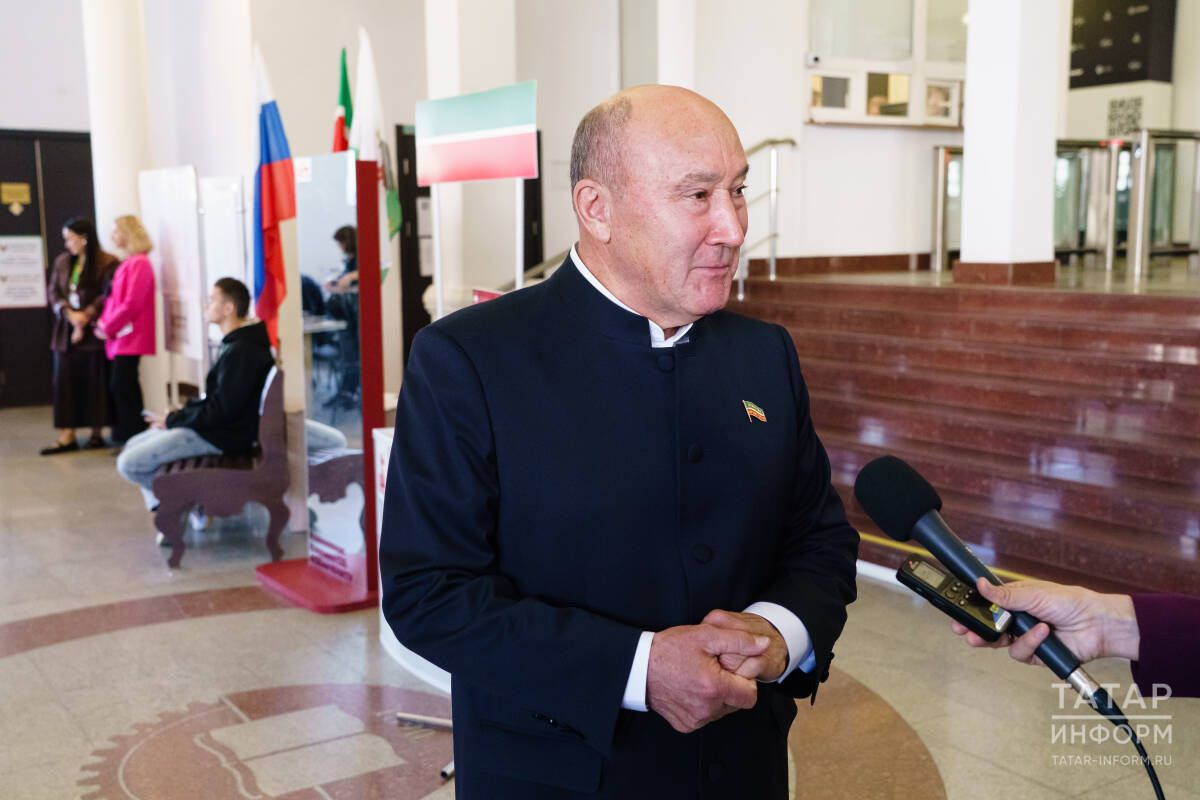 Ахметов: Сегодня мы голосуем за достойное будущее нашего народа и процветание Татарстана