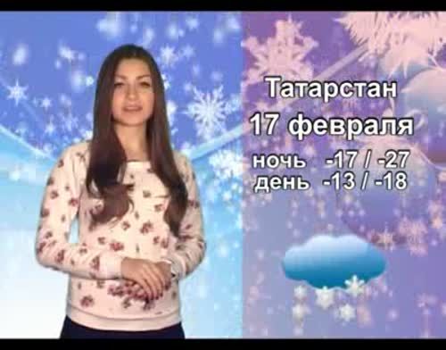 Прогноз погоды на 17 февраля от телекомпании "Альметьевск ТВ"