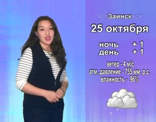 Прогноз погоды в Альметьевске на 25 октября