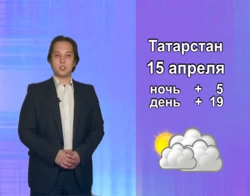 В пятницу в Альметьевске будет облачно с небольшим дождем