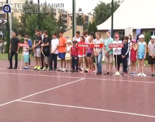 В Альметьевске проходит Всероссийский детский теннисный турнир на Кубок главы района