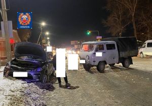 В Альметьевске на улице Фахретдина произошло ДТП